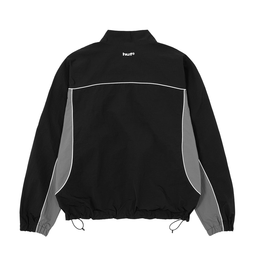 HUF WORLDWIDE（ハフ ワールドワイド）| ANTHEM TRACK JACKET / BLACK | スノーボード・スケートボードのTACTICS JAPAN