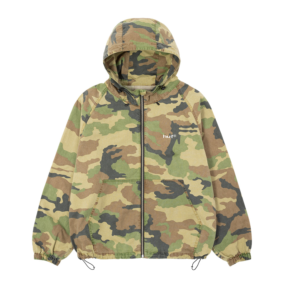 HUF WORLDWIDE（ハフ ワールドワイド）| HUF eightynine HOODED JACKET / CAMO | スノーボード・スケートボードのTACTICS JAPAN