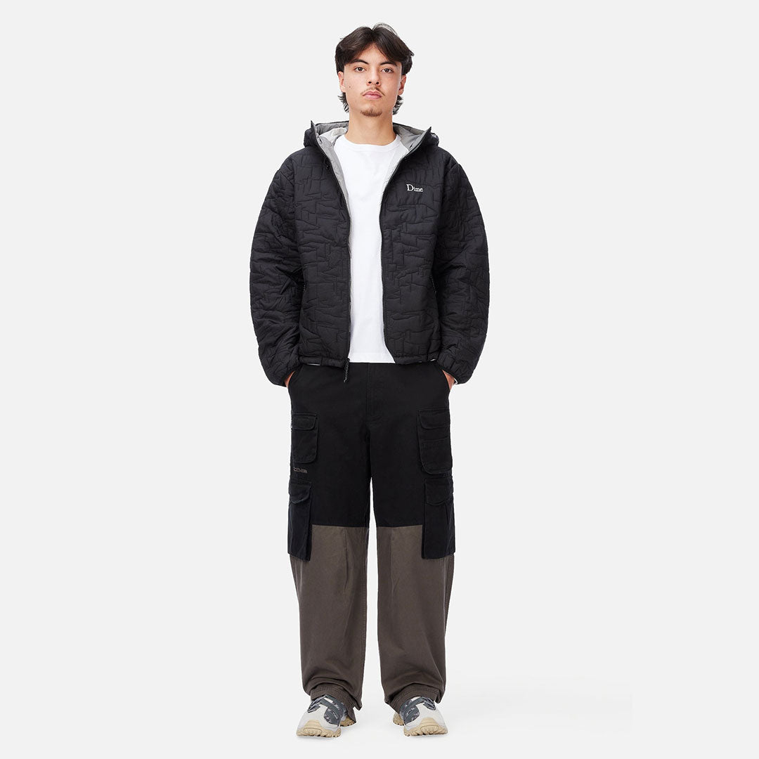 REVERSIBLE INSULATED JACKET / BLACK