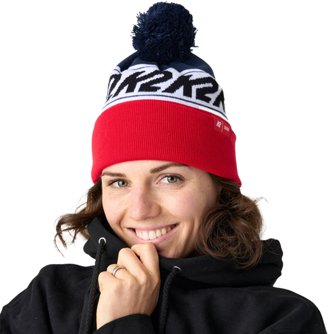 K2 OLD SCHOOL BEANIE / RED-WHITE-BLUE