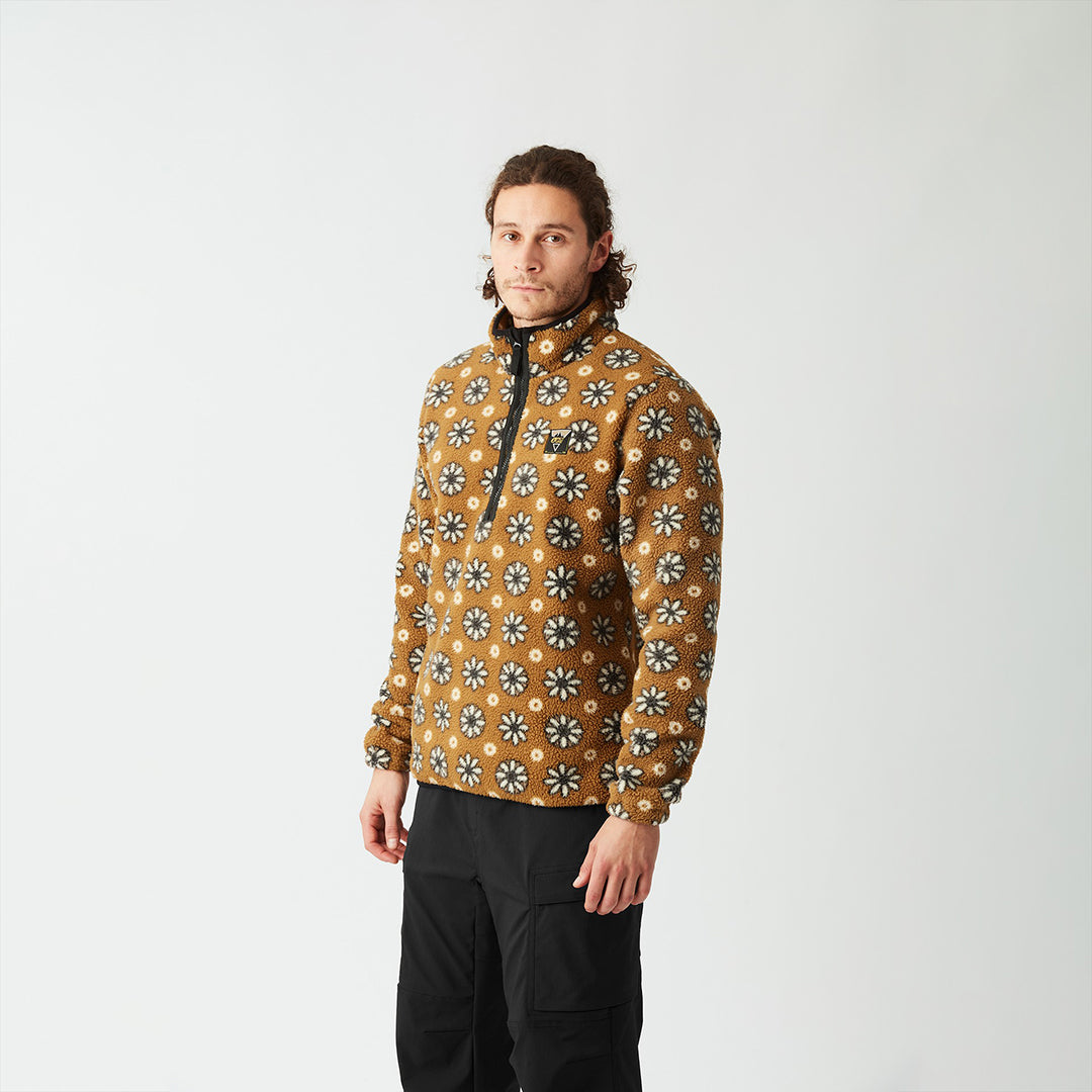 PICTURE（ピクチャー）| KIMAG PRINTED 1/4 FLEECE / DAISY PRINT | スノーボード・スケートボードのTACTICS JAPAN