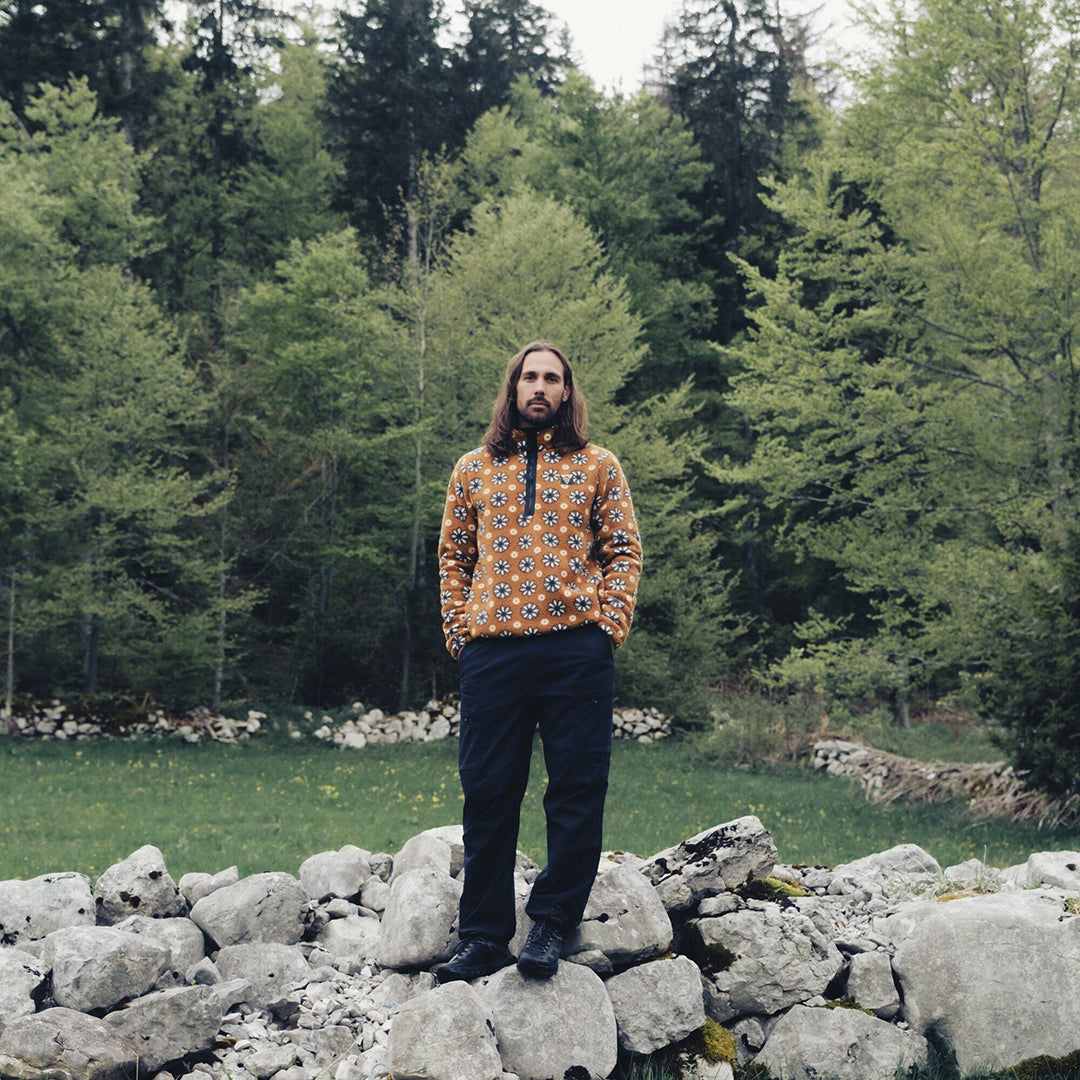 PICTURE（ピクチャー）| KIMAG PRINTED 1/4 FLEECE / DAISY PRINT | スノーボード・スケートボードのTACTICS JAPAN