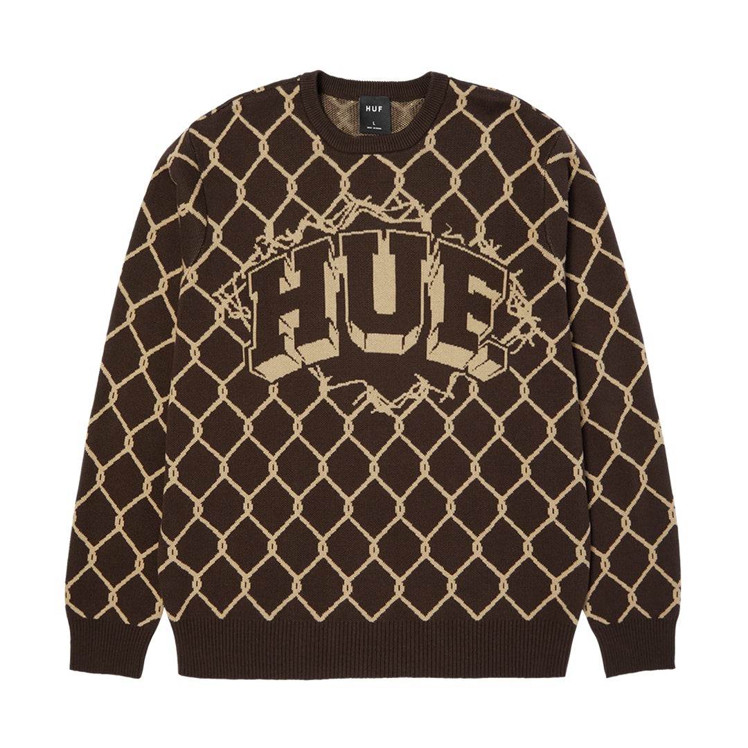 BREAKTHROUGH CREWNECK SWEATER / BISON