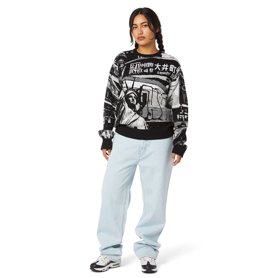 HUF WORLDWIDE（ハフ ワールドワイド）| WORLDWIDE COMMUTER SWEATER | スノーボード・スケートボードのTACTICS JAPAN