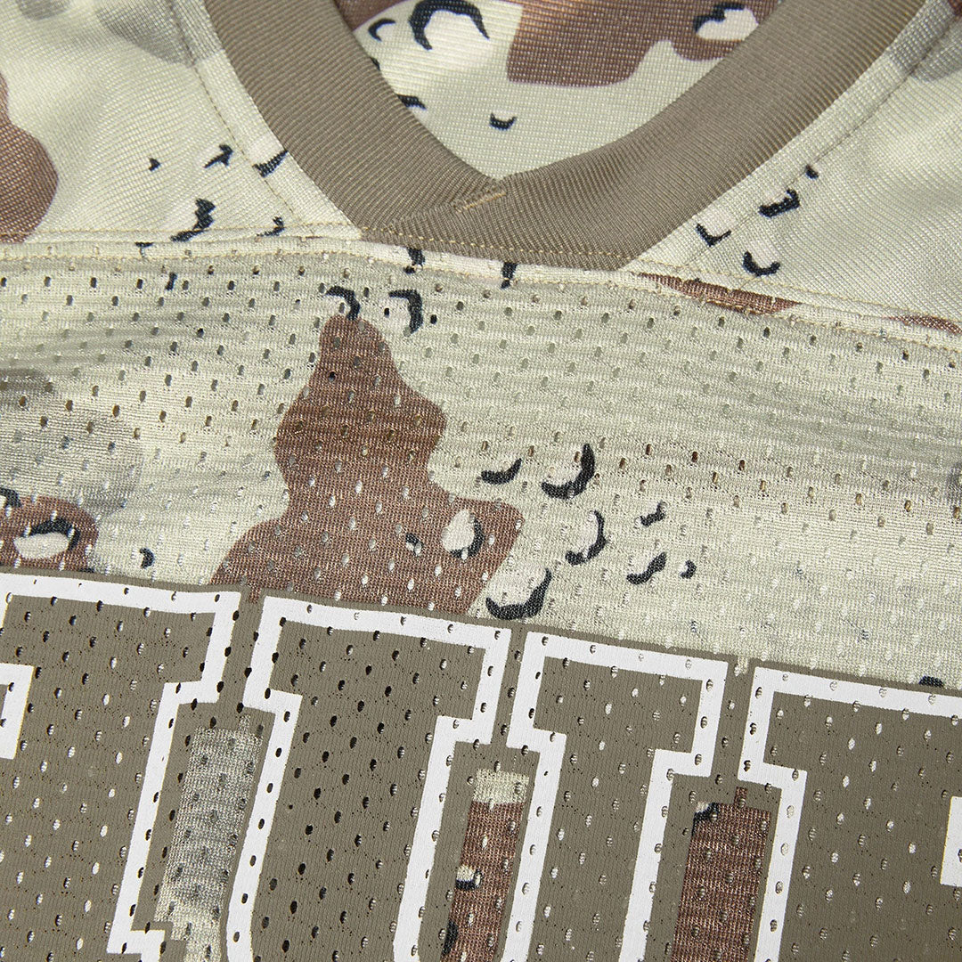HUF（ハフ）| CAMO FOOTBALL JERSEY / BROWN | スノーボード・スケートボードのTACTICS JAPAN