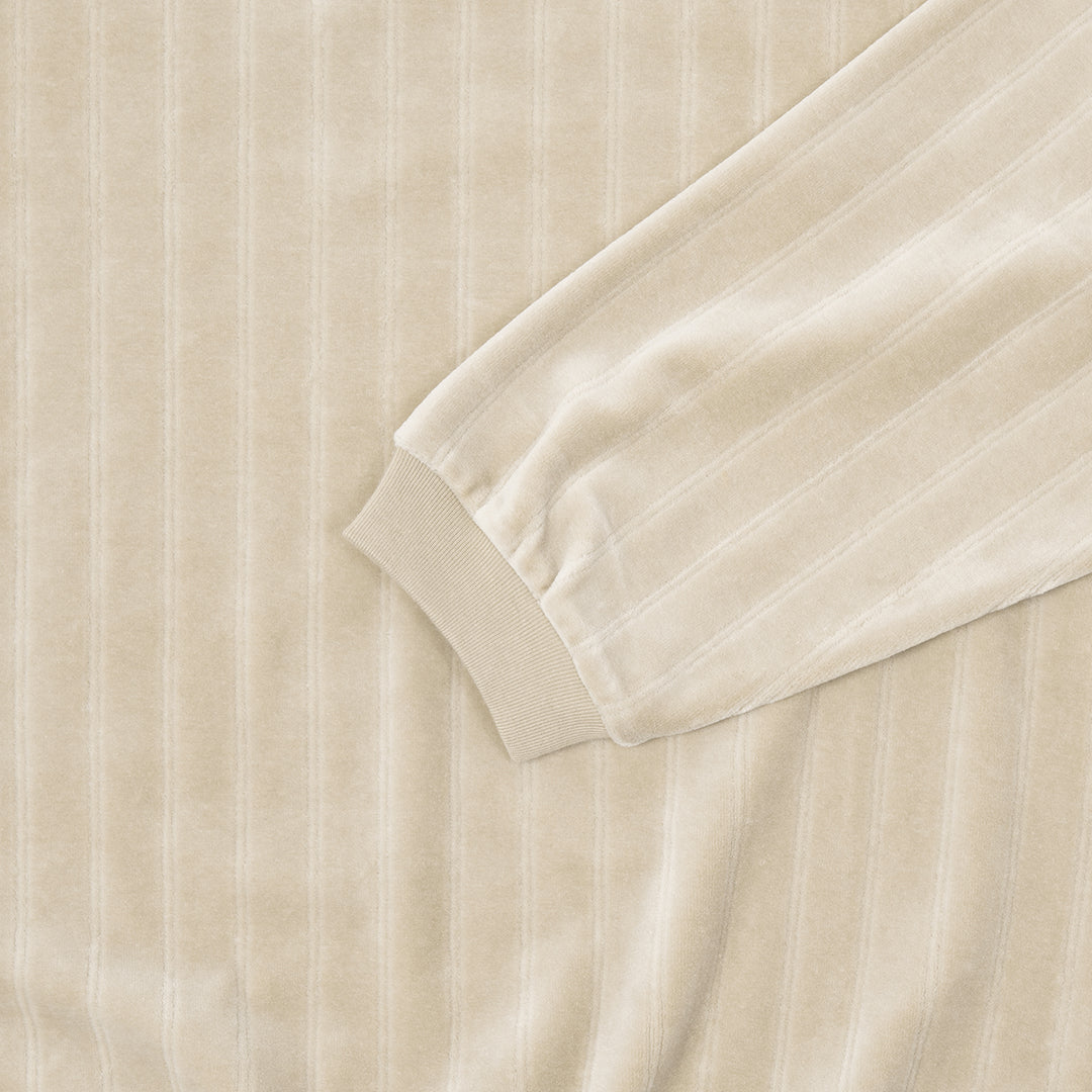 HUF WORLDWIDE（ハフ ワールドワイド）| HUF eightynine VELOUR STRIPE C / SAND | スノーボード・スケートボードのTACTICS JAPAN