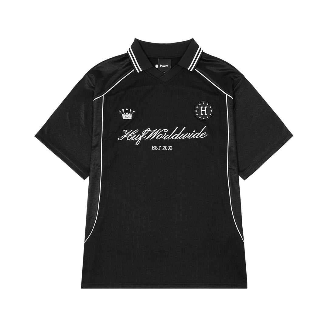 HUF WORLDWIDE（ハフ ワールドワイド）| ANTHEM JERSEY / BLACK | スノーボード・スケートボードのTACTICS JAPAN