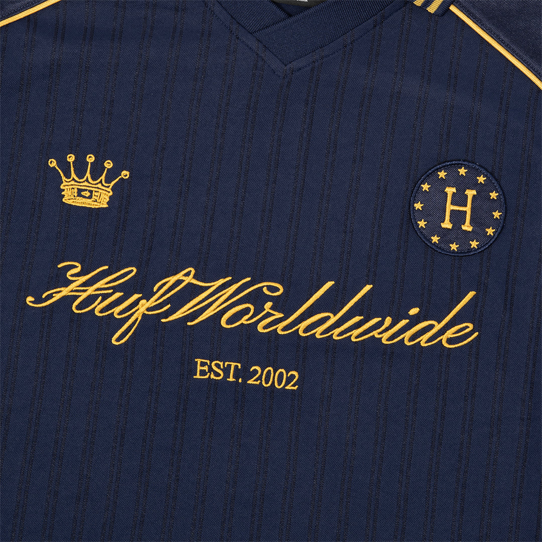 HUF WORLDWIDE（ハフ ワールドワイド）| ANTHEM JERSEY / NAVY | スノーボード・スケートボードのTACTICS JAPAN