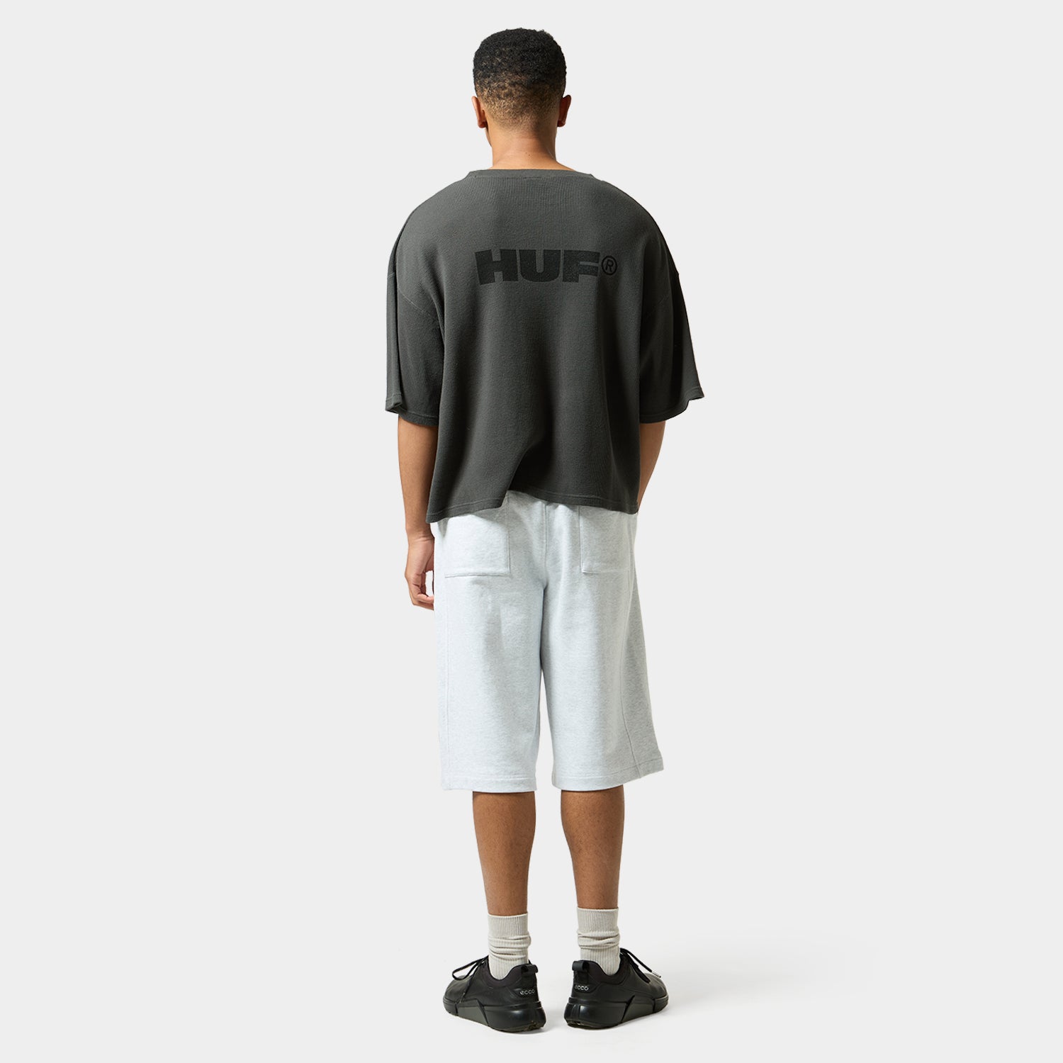 ALL CAPS THERMAL S/S CREW / BLACK