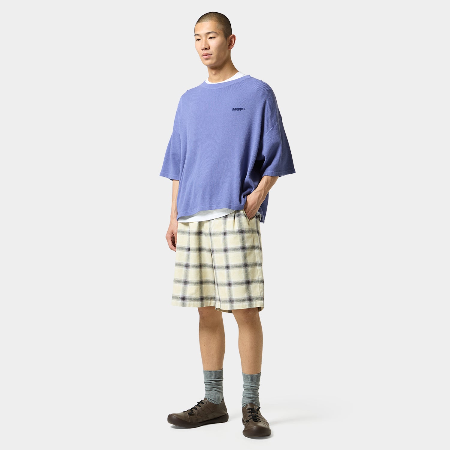 ALL CAPS THERMAL S/S CREW / NAVY