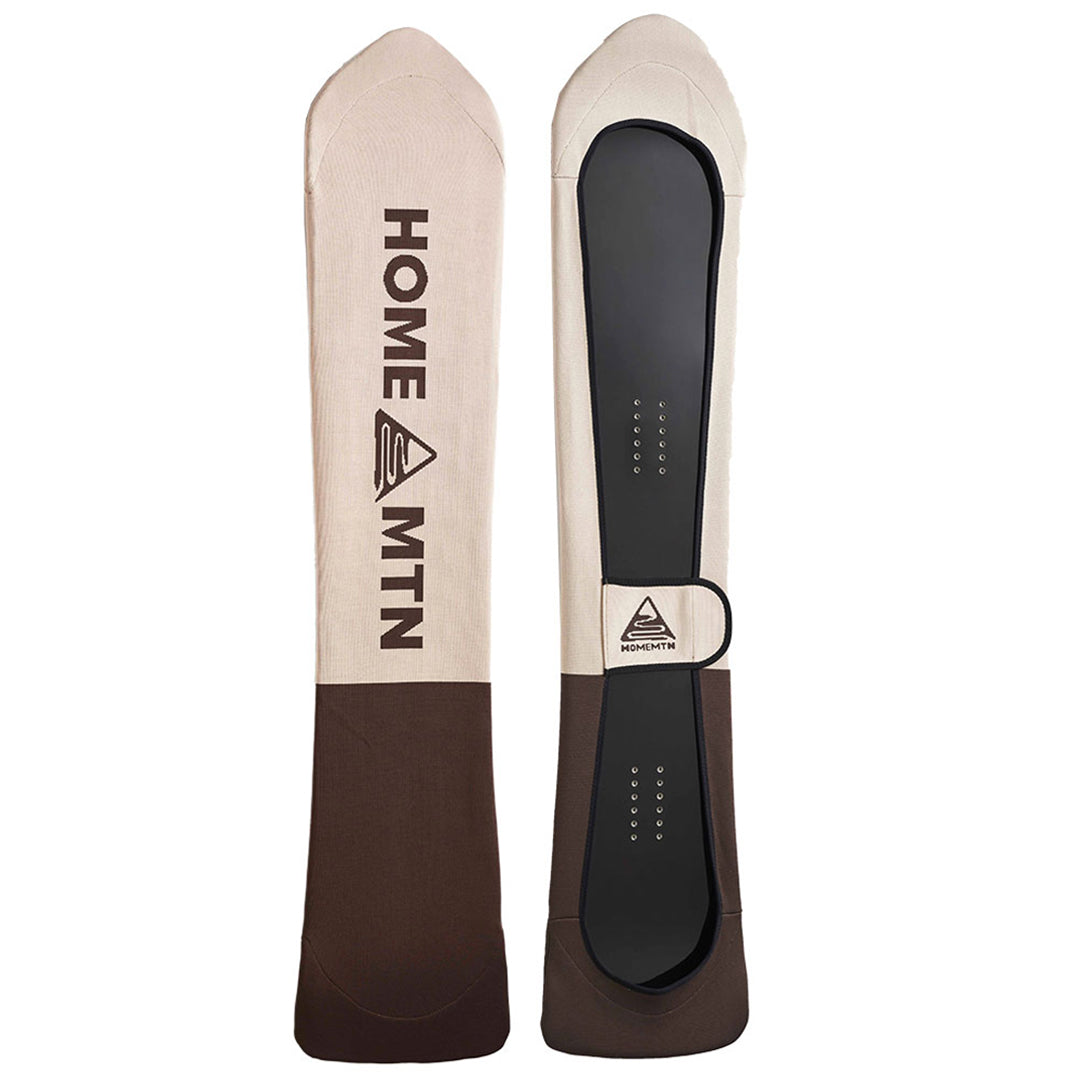 HOME MOUNTAIN（ホーム マウンテン）| KNIT BOARD COVER-PW LOGO / BROWN/LIGHT SAND | スノーボード・スケートボードのTACTICS JAPAN