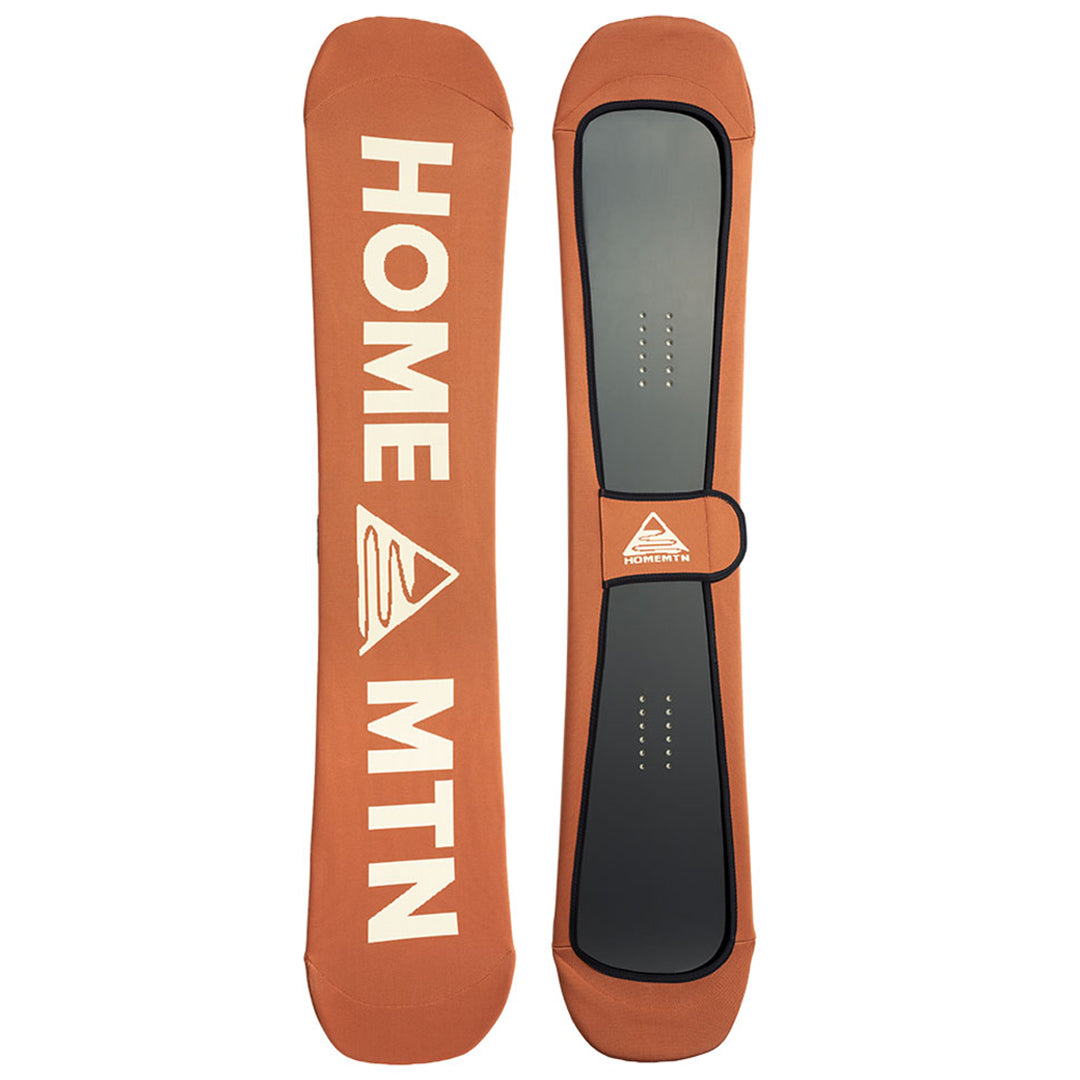 HOME MOUNTAIN（ホーム マウンテン）| KNIT BOARD COVER-STD LOGO / BROWN/LIGHT SAND | スノーボード・スケートボードのTACTICS JAPAN