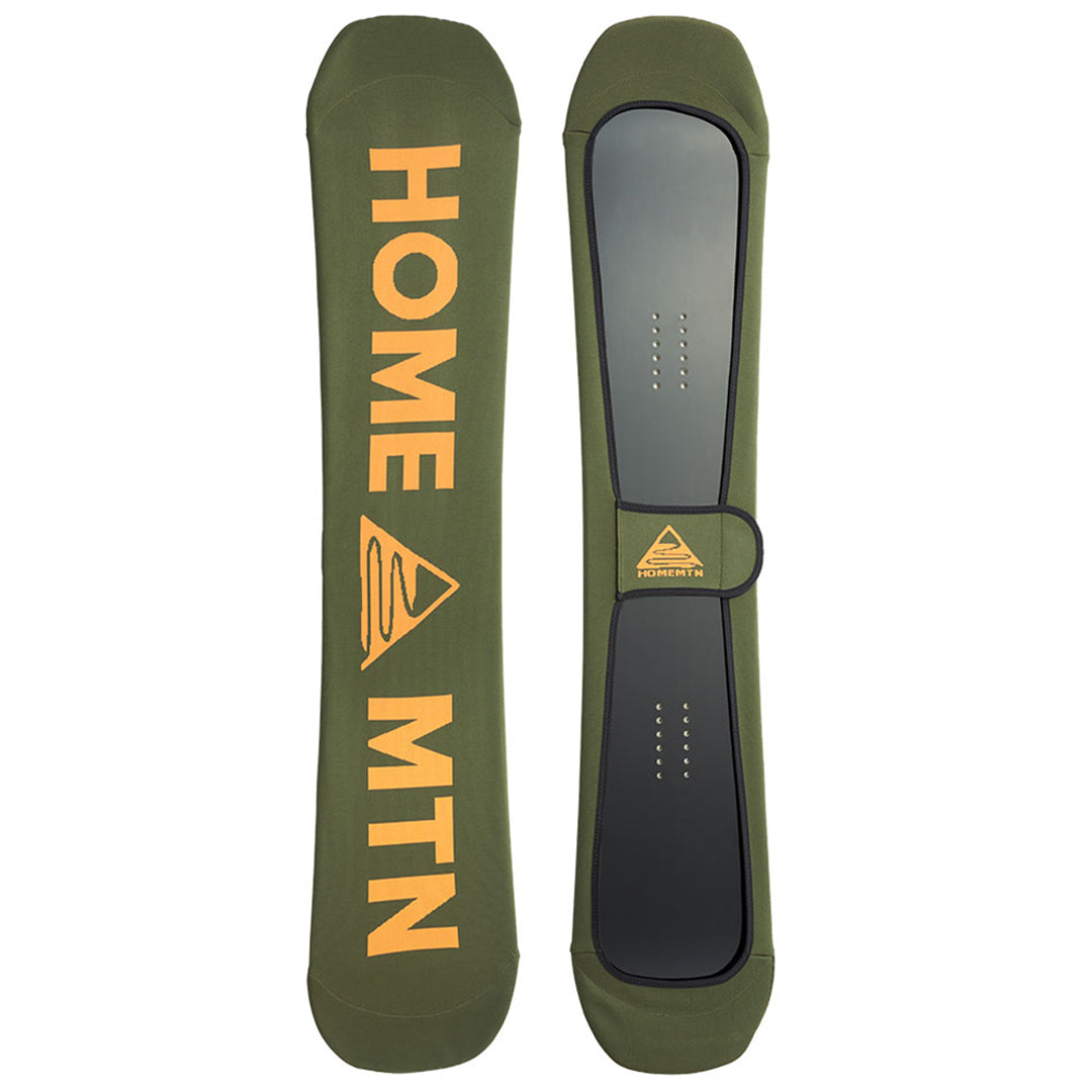 HOME MOUNTAIN（ホーム マウンテン）| KNIT BOARD COVER-STD LOGO / OLIVE/ORANGE | スノーボード・スケートボードのTACTICS JAPAN