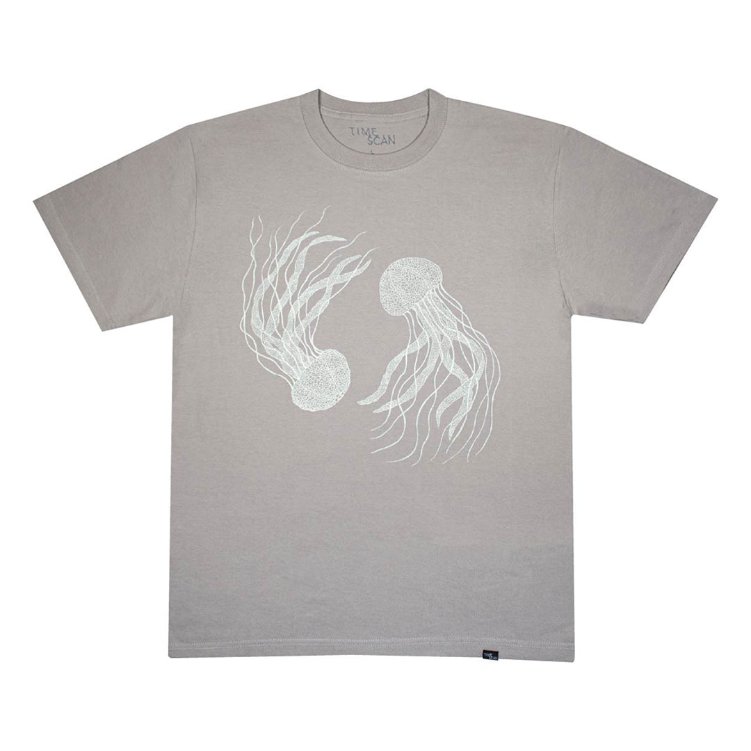 TIMESCAN（タイムスキャン）| KURAGE T-SHIRTS / SILVER GRAY