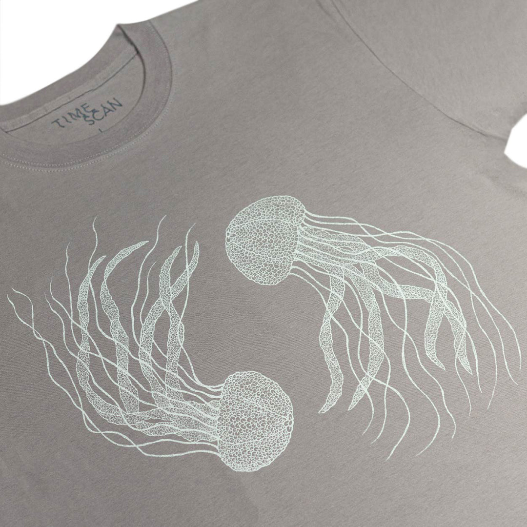 TIMESCAN（タイムスキャン）| KURAGE T-SHIRTS / SILVER GRAY
