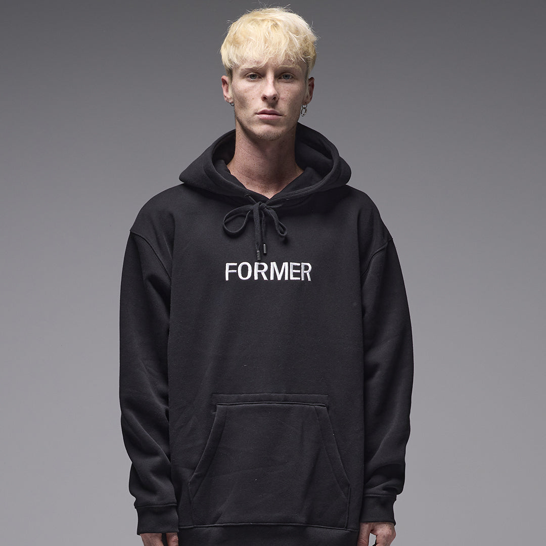 FORMER（フォーマー） | LEGACY EMB HOOD / BLACK | スノーボード・スケートボードのTACTICS JAPAN