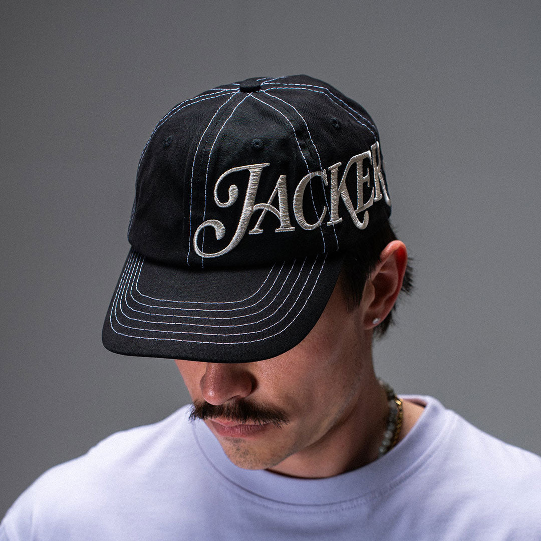 JACKER（ジャッカー）| LOGO SIDE CAP / BLACK | スノーボード・スケートボードのTACTICS JAPAN