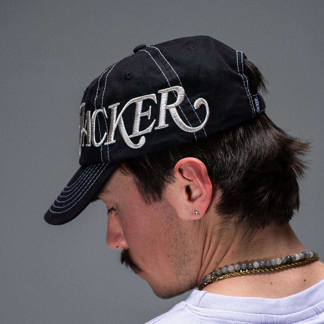 JACKER（ジャッカー）| LOGO SIDE CAP / BLACK | スノーボード・スケートボードのTACTICS JAPAN