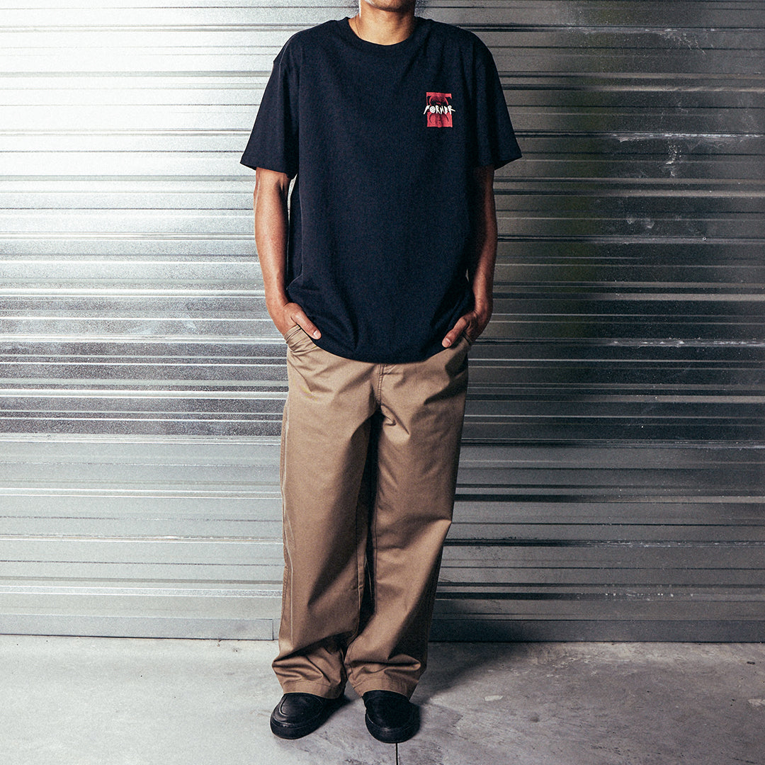 FORMER（フォーマー）| DROID CRUX T-SHIRT / BLACK | スノーボード・スケートボードのTACTICS JAPAN