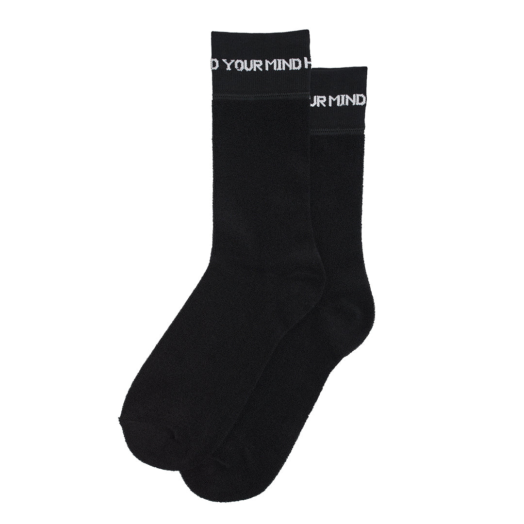 LAST RESORT AB（ラスト リゾート AB）| Reverse Terry Socks / Black | スノーボード・スケートボードのTACTICS JAPAN