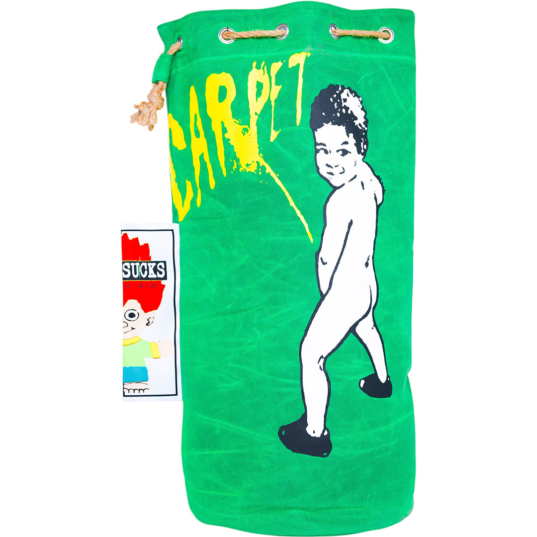 CARPET COMPANY（カーペット カンパニー）| CANVAS LAUNDRY BAG / GREEN | スノーボード・スケートボードのTACTICS JAPAN