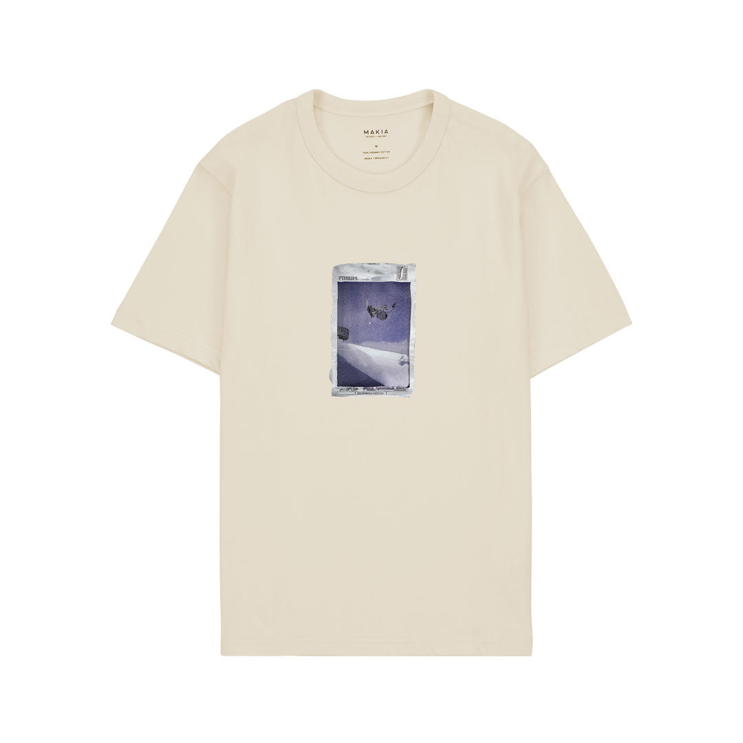 FORUM SNOWBOARDS（フォーラム スノーボード）| MAKIA X FORUM INGEMAR T-SHIRT / CREAM | スノーボード・スケートボードのTACTICS JAPAN