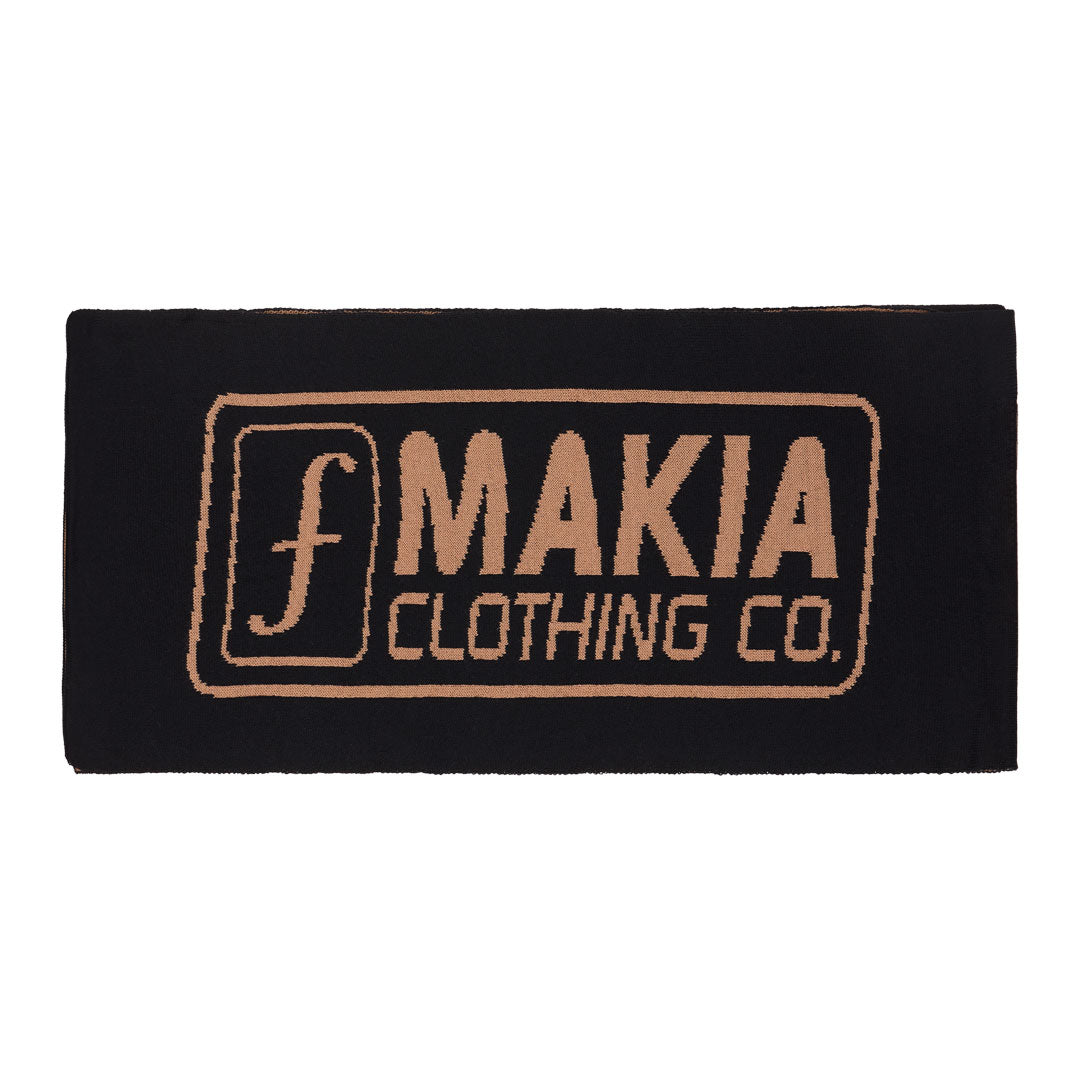 FORUM SNOWBOARDS（フォーラム スノーボード）| MAKIA X FORUM SUMMIT SCARF / BLACK | スノーボード・スケートボードのTACTICS JAPAN
