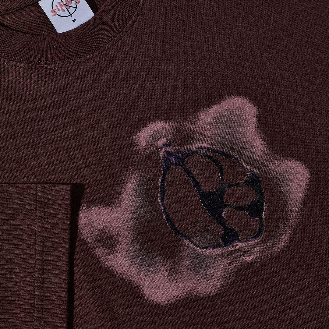 POLAR SKATE CO.（ポーラー スケート カンパニー）| METAL LOGO TEE / WASHED BORDEAUX | スノーボード・スケートボードのTACTICS JAPAN