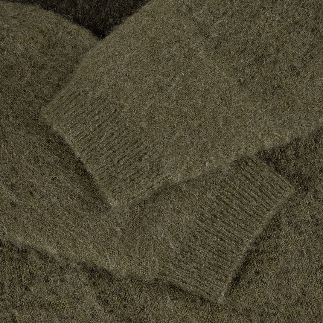 DIME（ダイム）| MOHAIR DOUBLE ZIP KNIT / FOREST | スノーボード・スケートボードのTACTICS JAPAN