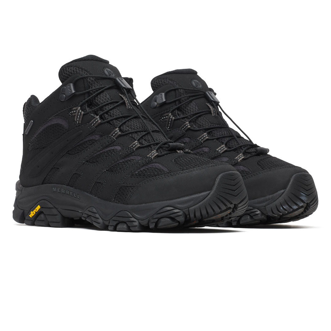 MERRELL（メレル）| MOAB 3 SYNTHETIC ICE MID WATERPROOF / BLACK | スノーボード・スケートボードのTACTICS JAPAN