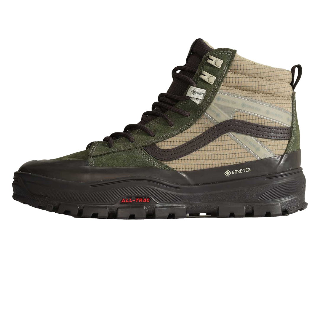 VANS（ヴァンズ）| MTE SK8-HI GORE-TEX INSULATED / DARK GREEN/DARK BROWN | スノーボード・スケートボードのTACTICS JAPAN