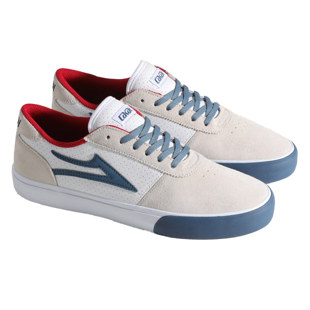 LAKAI（ラカイ）| MANCHESTER / WHITE SUEDE NAVY PERF | スノーボード・スケートボードのTACTICS JAPAN