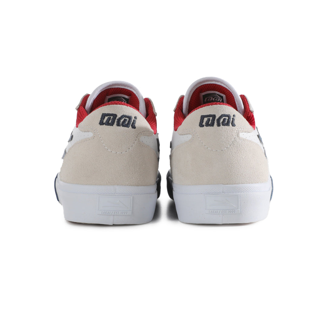 LAKAI（ラカイ）| MANCHESTER / WHITE SUEDE NAVY PERF | スノーボード・スケートボードのTACTICS JAPAN
