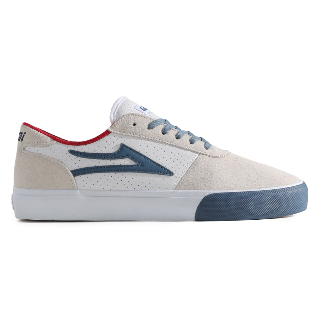 LAKAI（ラカイ）| MANCHESTER / WHITE SUEDE NAVY PERF | スノーボード・スケートボードのTACTICS JAPAN