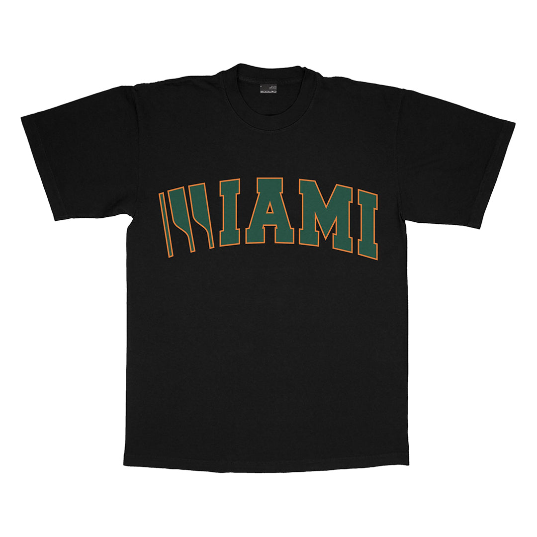 EDGLRD（エッジロード）| MIAMI TEE / BLACK | スノーボード・スケートボードのTACTICS JAPAN