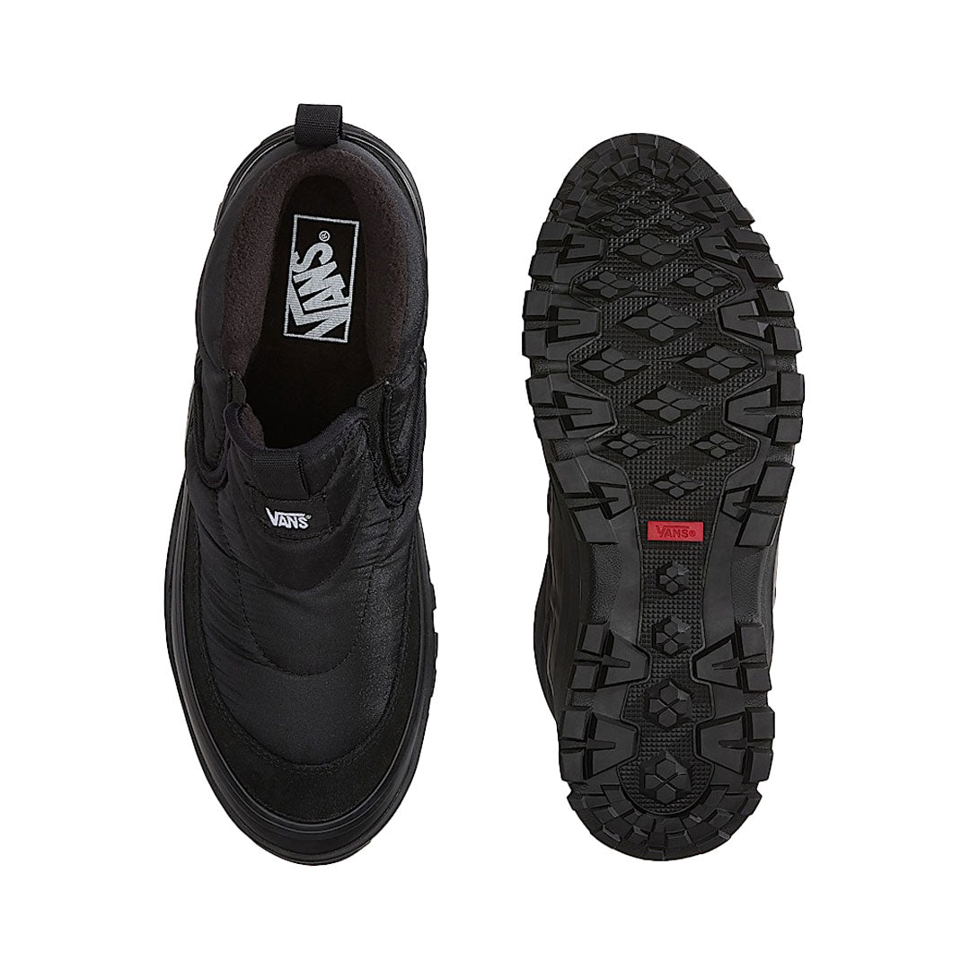 VANS（ヴァンズ）| MID-SLIP PUFF SHOE / BLACK/BLACK | スノーボード・スケートボードのTACTICS JAPAN