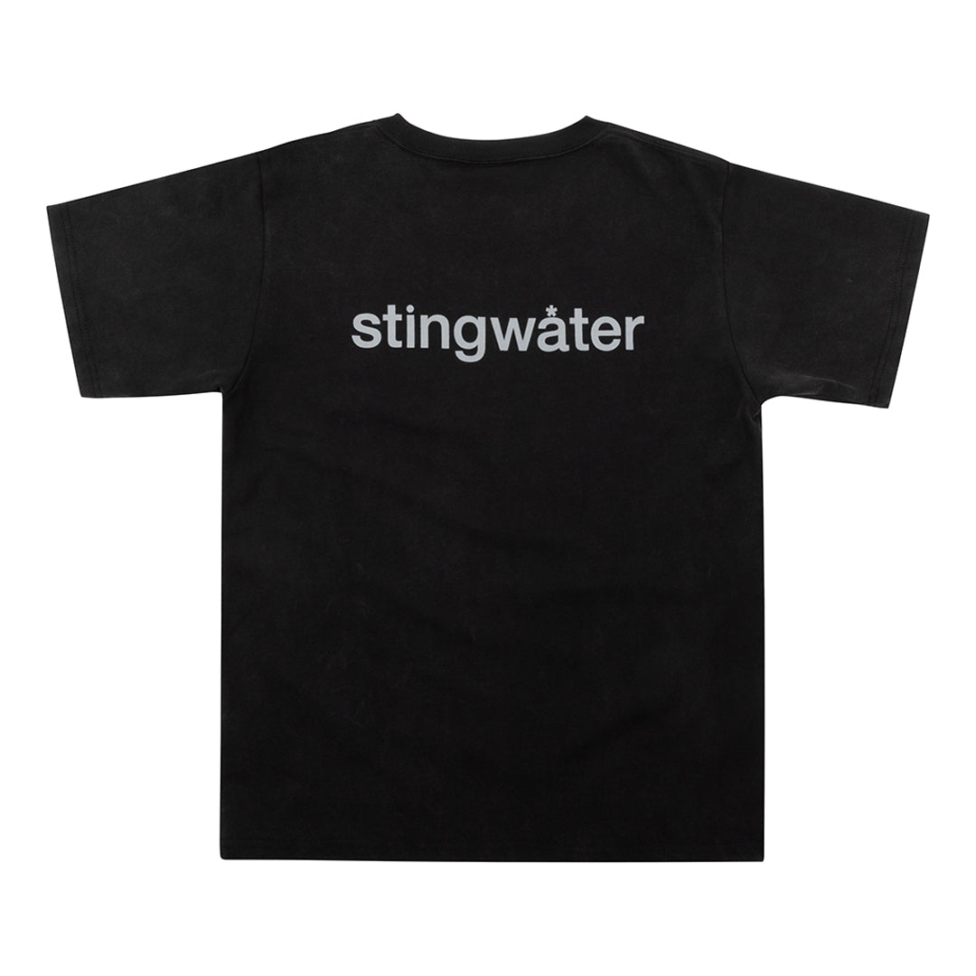 STINGWATER（スティングウォーター）| MINI CRISIS T-SHIRT / FADED BLACK | スノーボード・スケートボードのTACTICS JAPAN