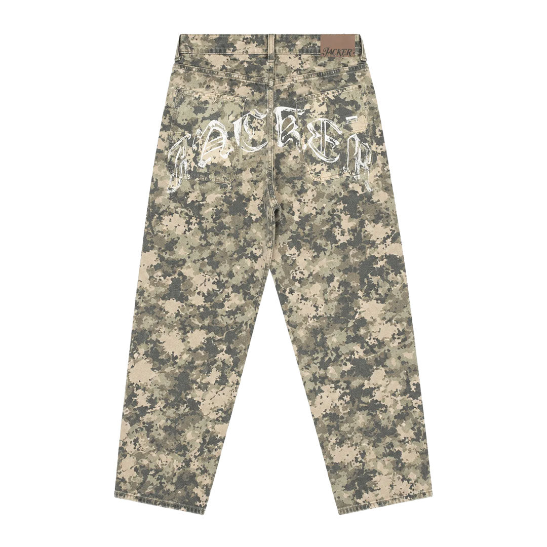 JACKER（ジャッカー）| N°1890 BAGGY PANT / CAMO | スノーボード・スケートボードのTACTICS JAPAN