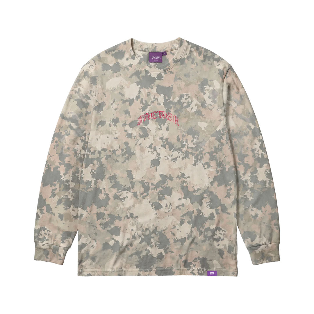 JACKER（ジャッカー）| N°1890 LONG SLEEVES / CAMO | スノーボード・スケートボードのTACTICS JAPAN
