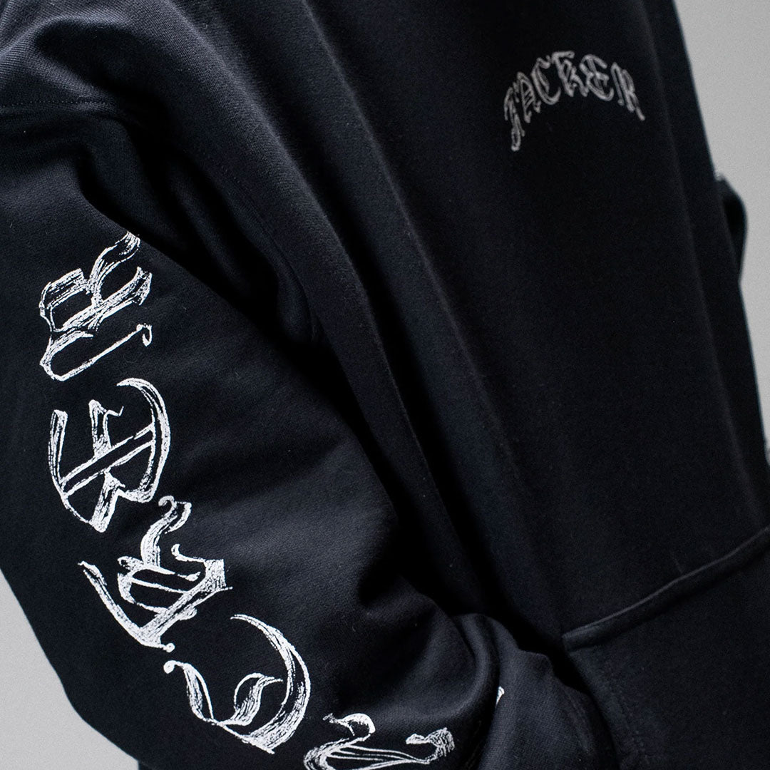 JACKER（ジャッカー）| N°1890 HOODIE / BLACK | スノーボード・スケートボードのTACTICS JAPAN