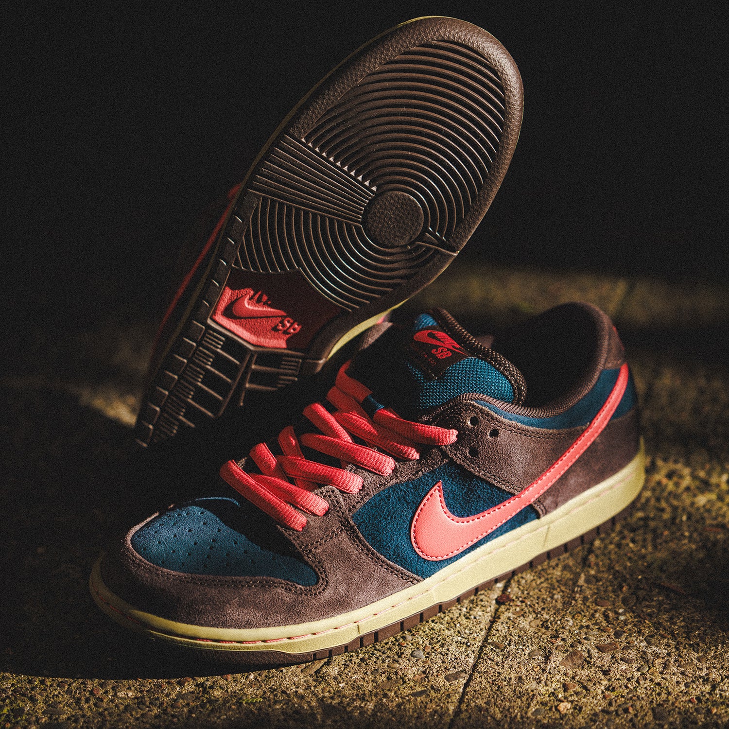 NIKE SB DUNK LOW PRO / BAROQUE BROWN AND MIDNIGHT NAVY