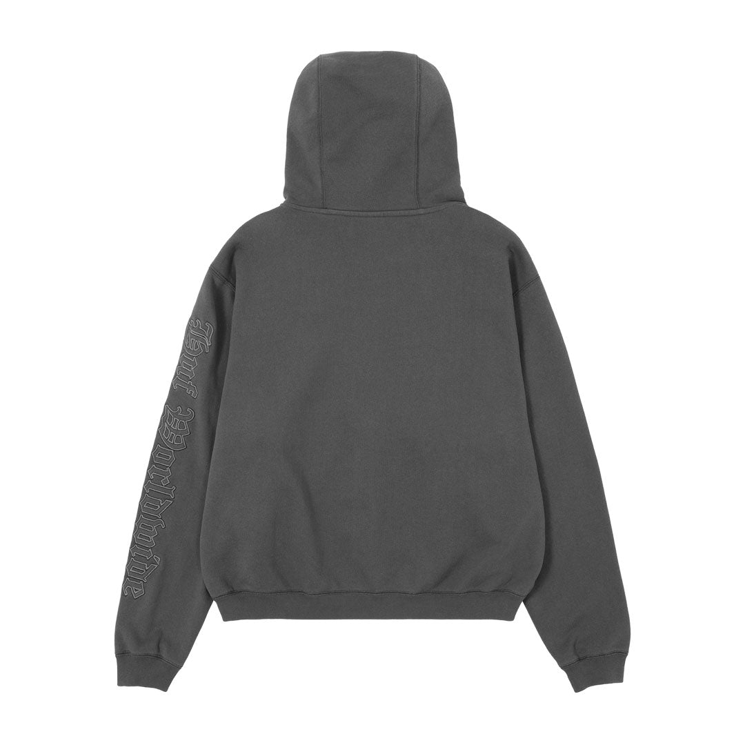 HUF（ハフ）| OLYMPIA FULL ZIP HOODIE / BLACK | スノーボード・スケートボードのTACTICS JAPAN