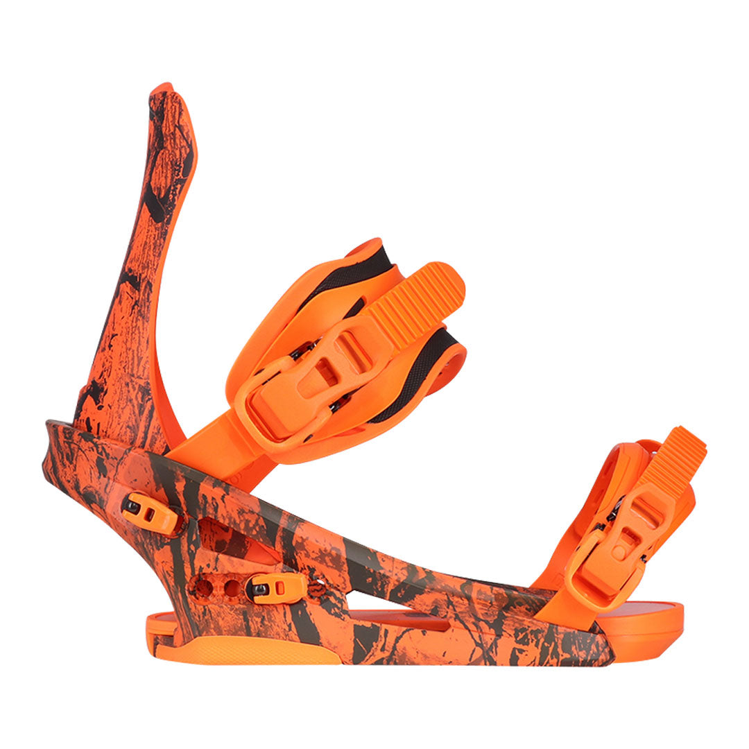 FLUX BINDINGS（フラックス バインディング）| DS SNOWBOARD BINDINGS 2027 / ORANGE CAMO | スノーボード・スケートボードのTACTICS JAPAN