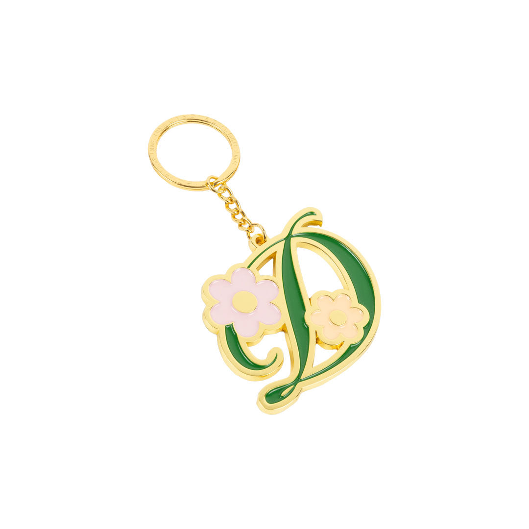 DIME（ダイム）| OVERSIZED FLORAL KEYCHAIN / GOLD | スノーボード・スケートボードのTACTICS JAPAN