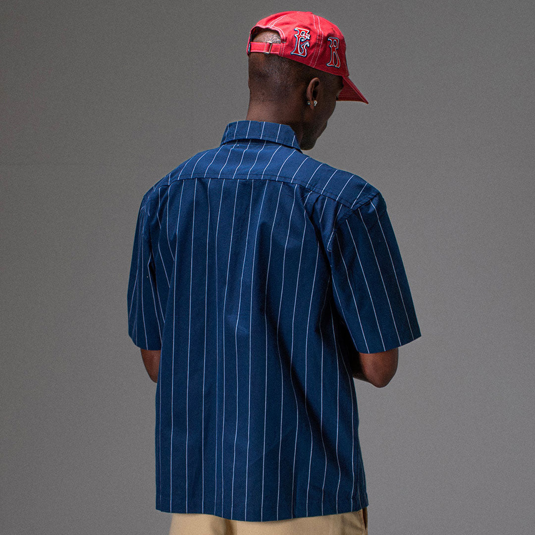 JACKER（ジャッカー）| PALS FONT SHIRT / NAVY | スノーボード・スケートボードのTACTICS JAPAN