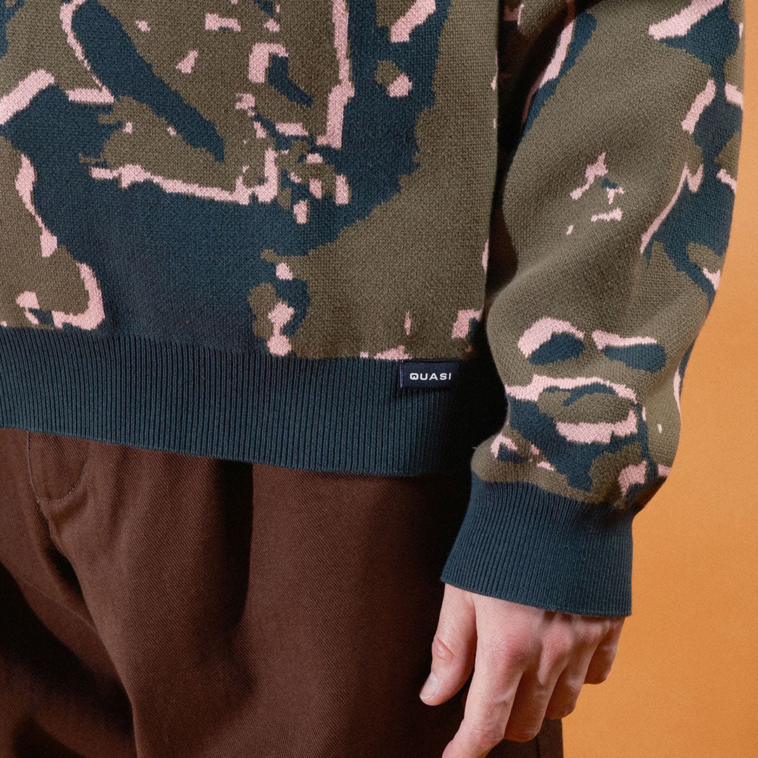 QUASI SKATEBOARDS（クアジ スケートボード）| PAMO SWEATER / CAMO | スノーボード・スケートボードのTACTICS JAPAN