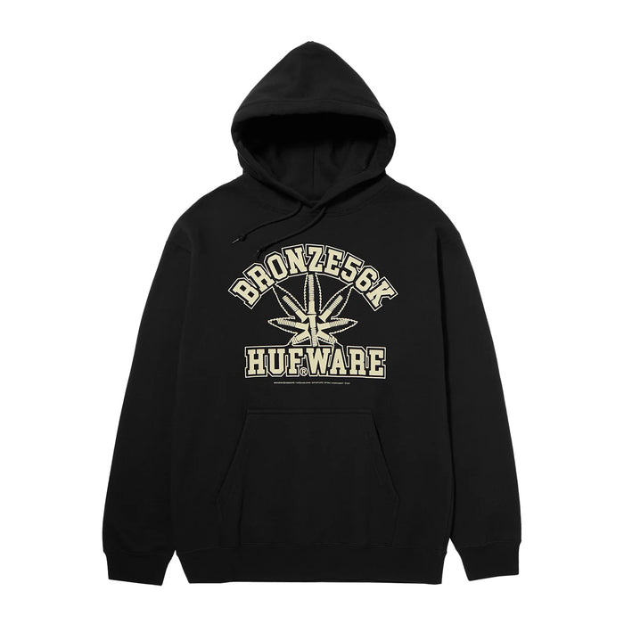 HUF X BRONZE56K PLANTWARE HOODIE / BLACK