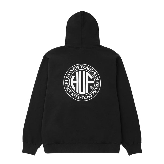 REGIONAL PUFF HOODIE / BLACK