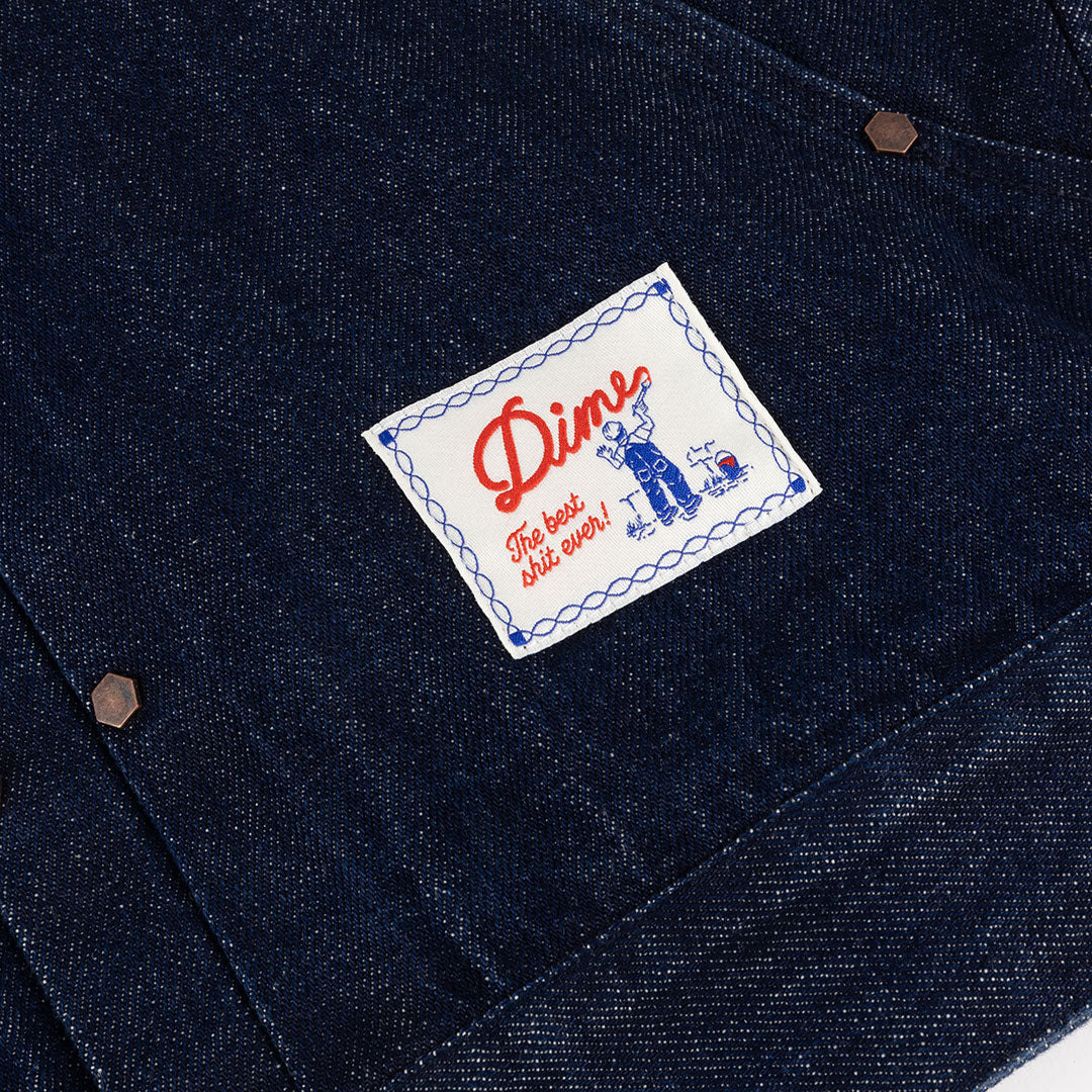 DIME（ダイム）| PLEATED DENIM JACKET / INDIGO | スノーボード・スケートボードのTACTICS JAPAN
