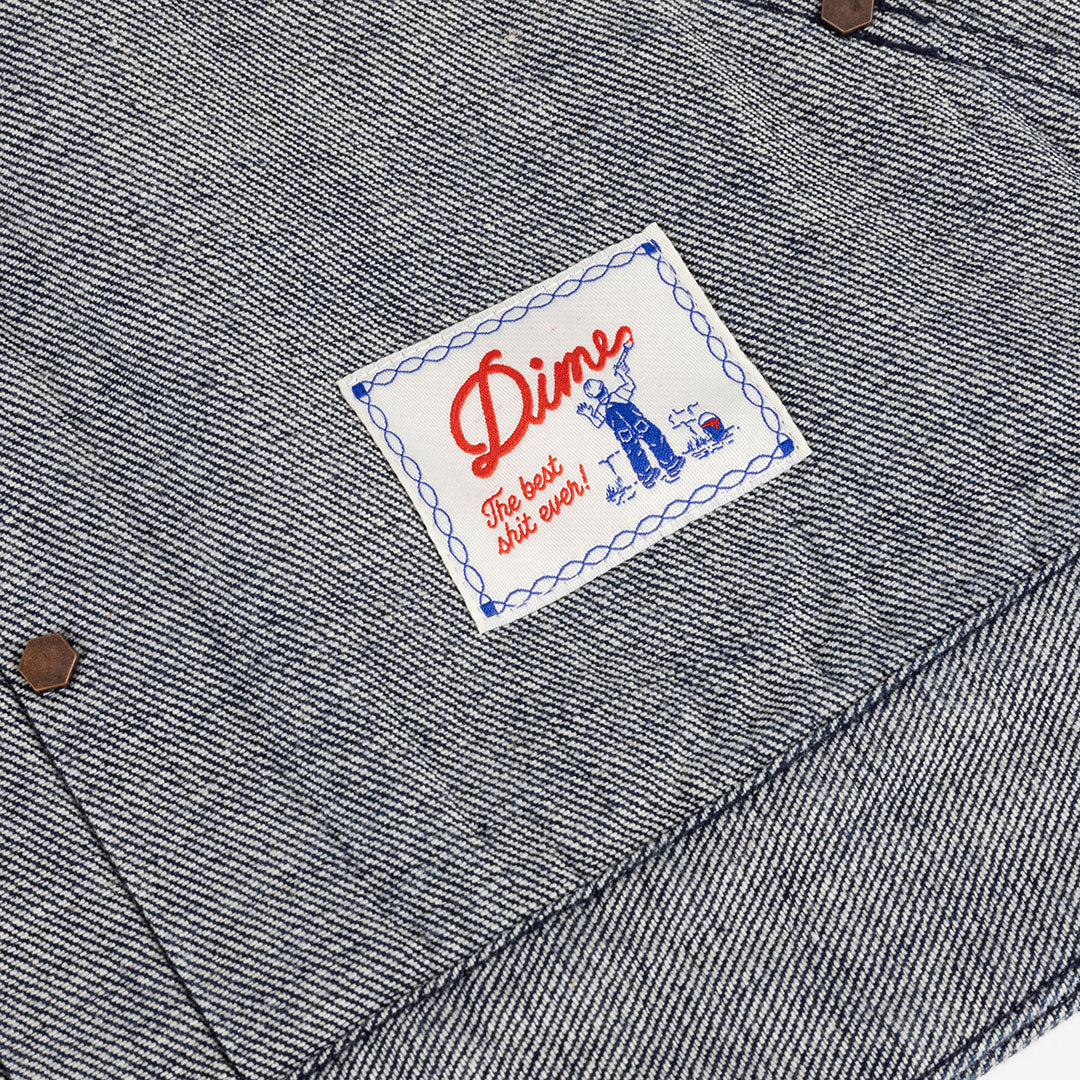 DIME（ダイム）| PLEATED DENIM JACKET / REVERSED INDIGO | スノーボード・スケートボードのTACTICS JAPAN